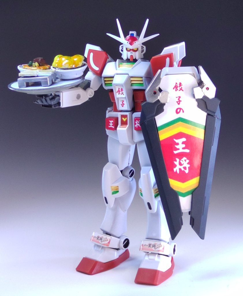 グラペで。こっちのがよかったかな。 オリジナル盾カッコイイ。 本体の緑、黄、オレンジはリンプラカラーを使用しています。(gundam-kao6)