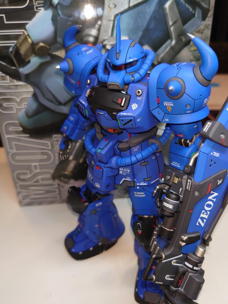 MG 1/100 MS-07B3 グフカスタム–4枚目/制作者：yuuchann