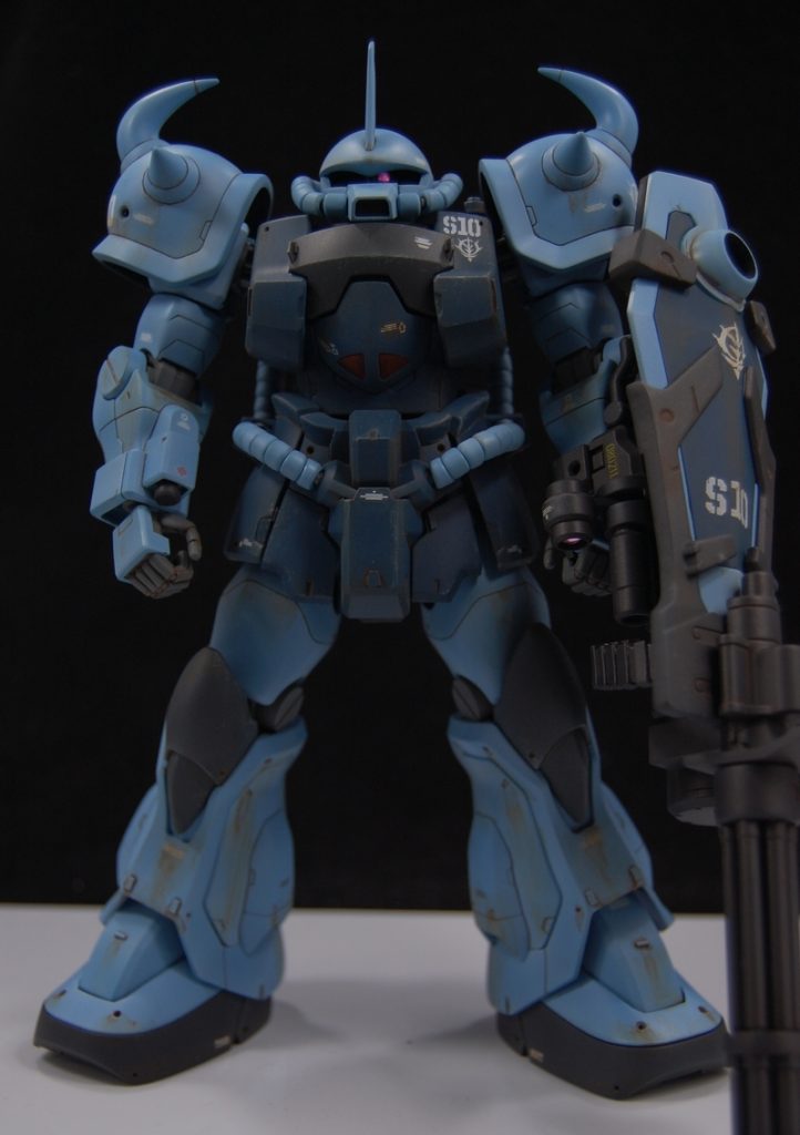 1/100 MG グフカスタム（ジオラマ）–2枚目/制作者：@kaishi1103