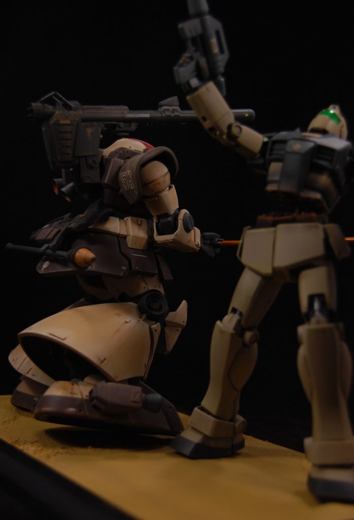 1/100 MG ドム（ジオラマ）–4枚目/制作者：@kaishi1103