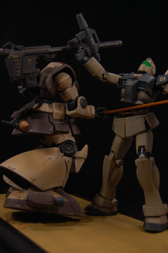1/100 MG ドム（ジオラマ）–5枚目/制作者：@kaishi1103