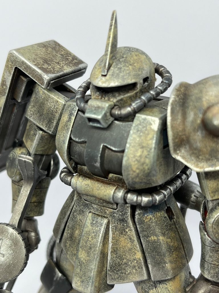 組み直しただけですが モノアイレールの幅を詰めました  少し精悍な顔つきになったと思います