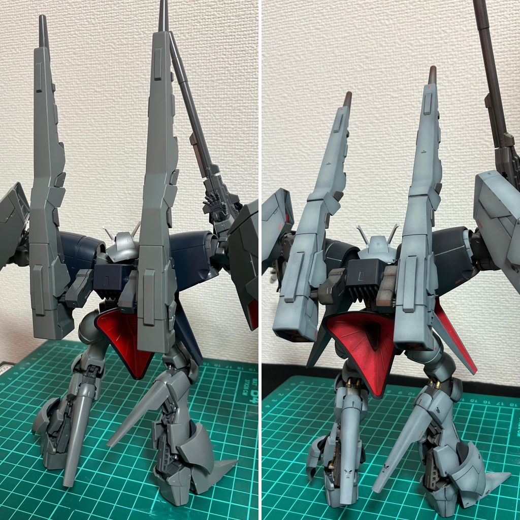 仮組みとの比較