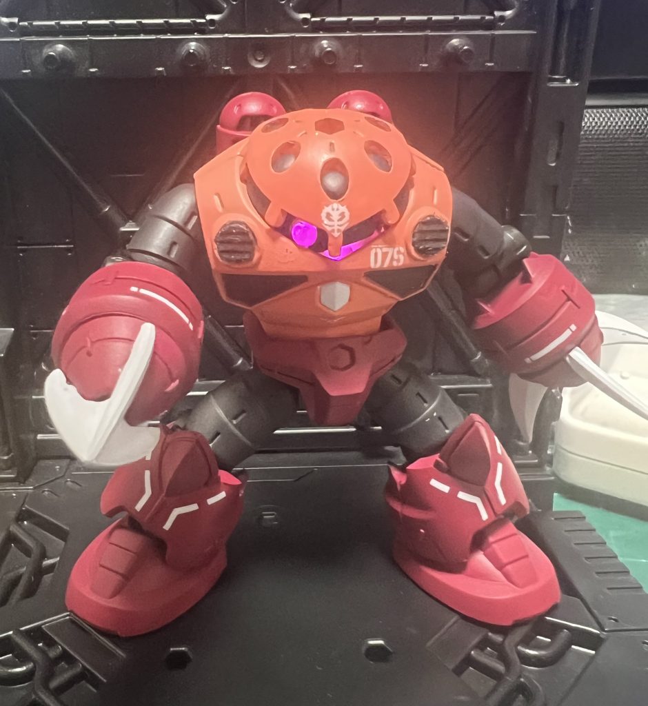 モビルスーツアンサンブル シャア専用ズゴック マーキングプラス＋電飾–2枚目/制作者：ガシャポン魂