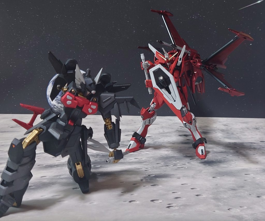 “馬鹿な、何故だ!?”“本当に使えないな”相手の能力の過信を突き、最も言われたくないであろう言葉を浴びせるアスラン。