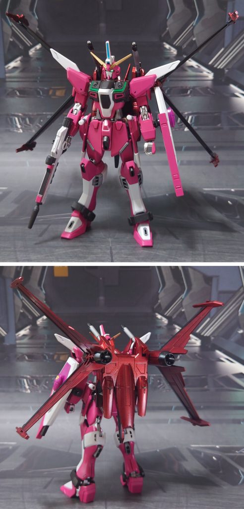 リフター交換、インフィニットジャスティスにフォランテスを装備。インフィニットジャスティス自体が元々、新し目で出来も良いので、違和感無い仕上がり。