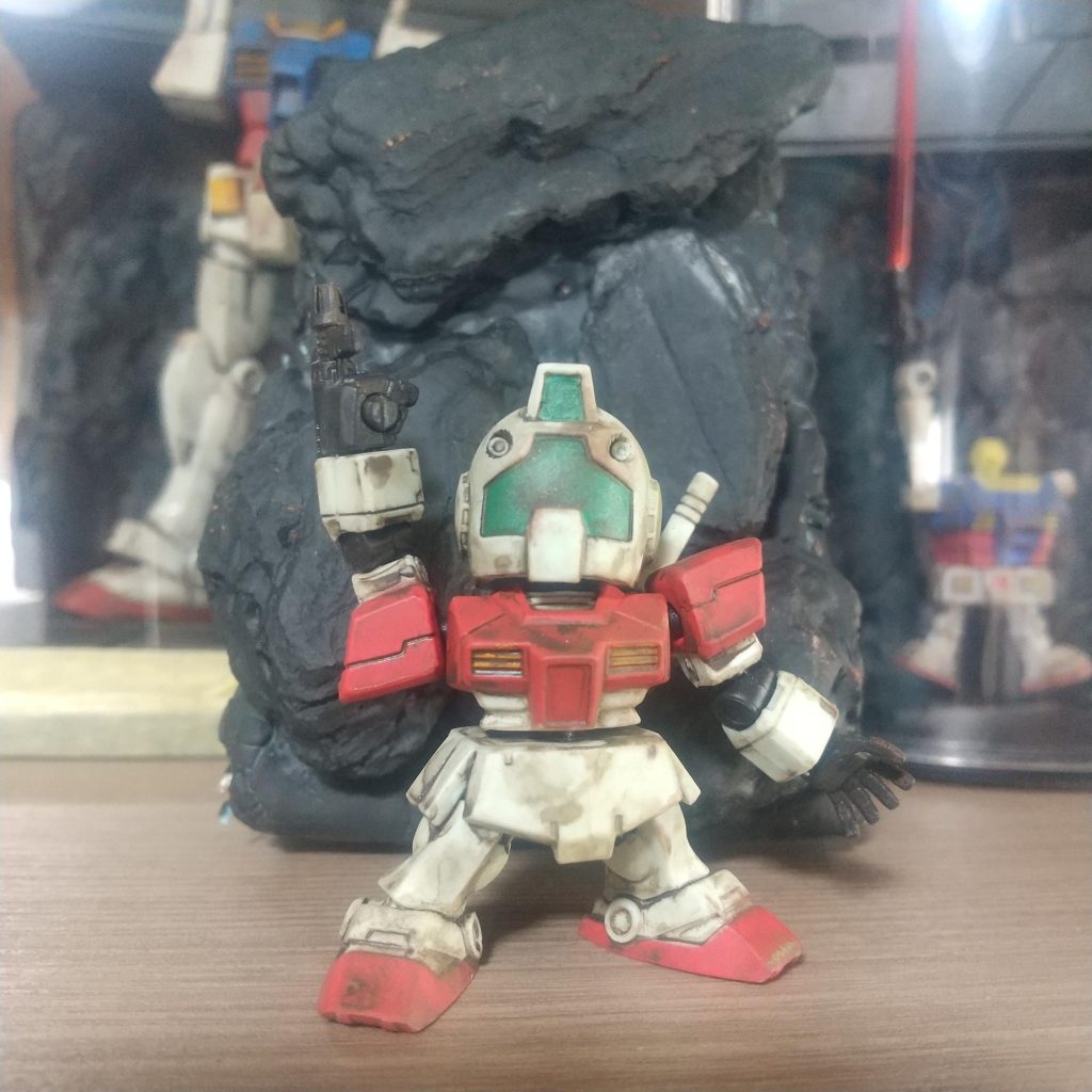 知らないうちに、余り物でジムの背景も作ってたみたい。