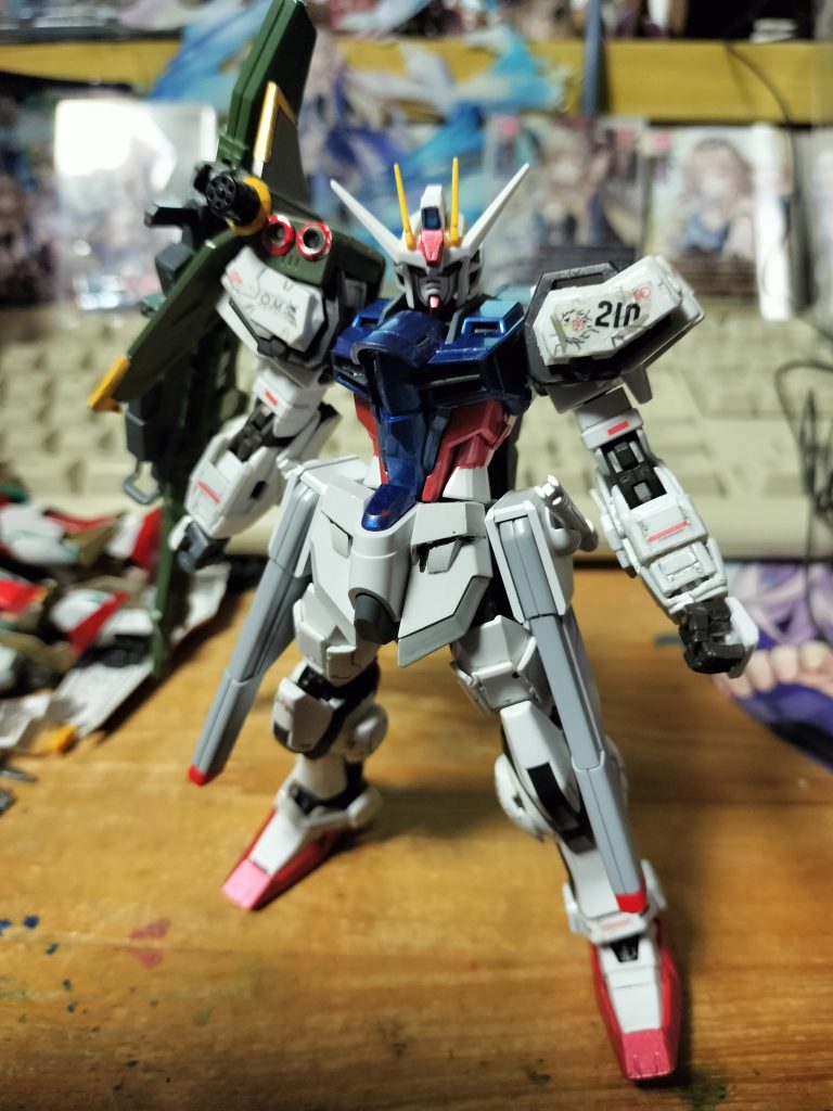 ランチャーの肩パーツ装備