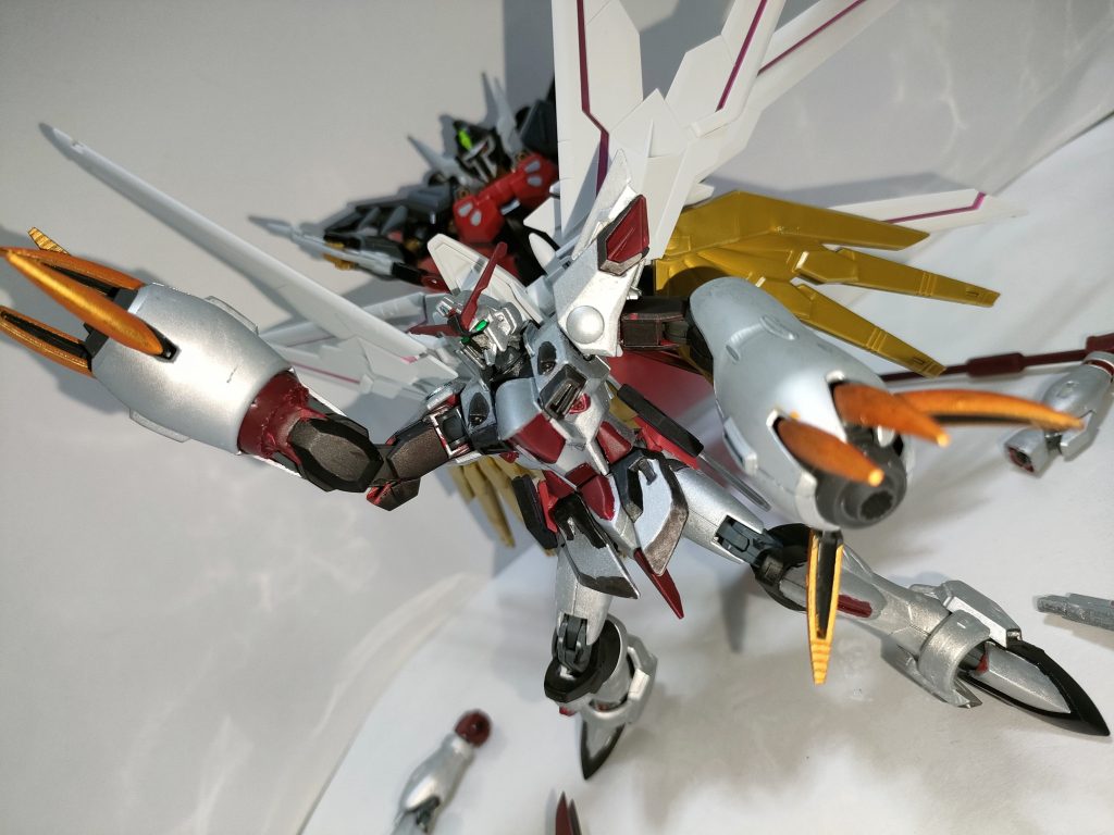 写真加工前2。 こちらでははっきり写してますが、一応ブラックナイトスコードプロトタイプ的な存在が強襲したということです…(汗)