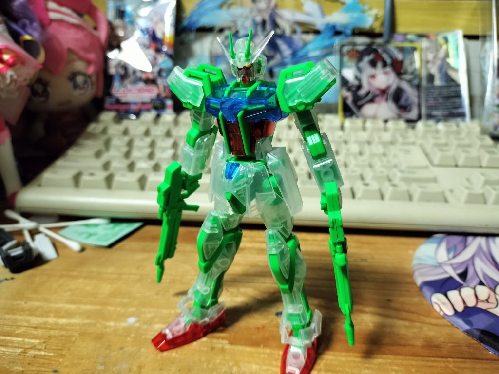 おまけ　クリアボディの緑のストライクです