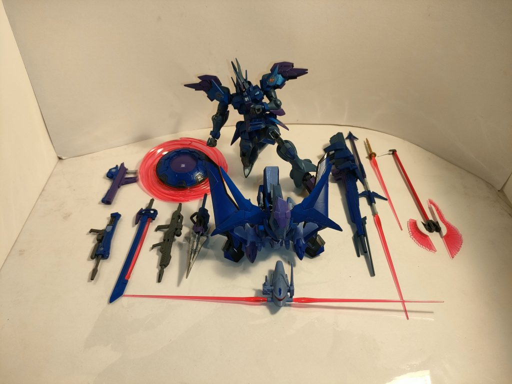 本機の運用を経て、後のギャンシュトロームが完成し、より軽量化されたバックパックと、試験運用された武装のいくつかが、正式採用されて標準装備されることなる。