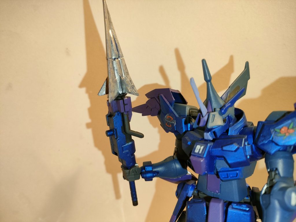 境界戦機の武器パーツ単体。 ギャンのビルドファイターズトライの武器セットがハードオフで売ってたので、いつか使いたいと思ってたらまさかのこの境界戦機の武器とガッチャンコ。