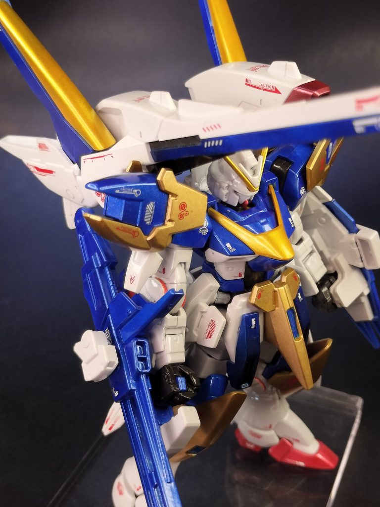 HGUC V2アサルトバスターガンダム チタニウムフィニッシュ風–3枚目/制作者：ぐりぐら