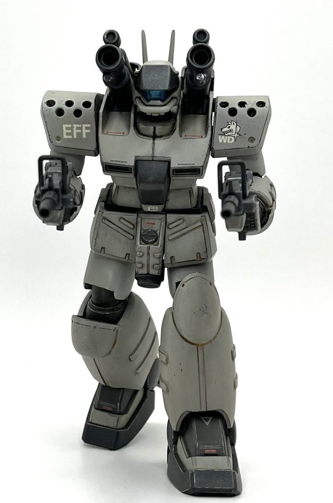 コロ落ち系の制作はこれで4つ目になりました(MG1.0 VDゲル、MG1.0 WDジム、MG1.0 VDグフ、今回)。ブルーやジオニックフロント同様、コロ落ちも私にとってとても思い出深い作品なので、主要MSは今後も自分で納得のいく立体物を制作していきたいです。ジムスナⅡ&オアシスはプレバンのHGUCが新規専用パーツが盛り込まれかなり欲しいのですが、レアめなキットなので入手チャンスを気長に待ちます。ジムキャノンはMG1.0ベースで作りたいのですが、B-CLUB改造キットは手に入る可能性が低いので、2.0ベースを上手く部品取りしてって感じで気長に構想&材料調達しようと思います。