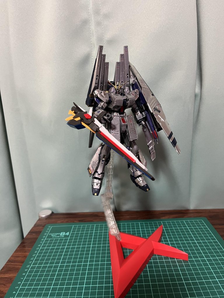 ニューガンダムHWSダブルファンネルアンドロングレンジ装備–2枚目/制作者：アッキー