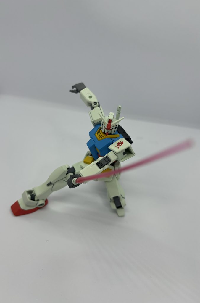 以上ガンプラフォトギャラリー　EG RX-78-2ガンダムでした。エアブラシ塗装を本格的に始めてからの作品となりまして個人的に気に入っている作品となりました。