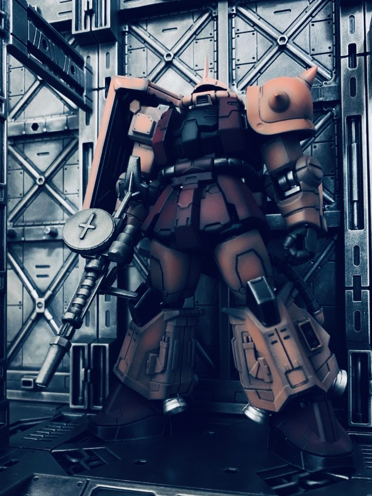 山田科学と言えばこの110円の格納庫ですねこれもウェザリングマスター指塗り仕上げです。沢山作ると指が痛いのが難点ですw（指紋なくなりそう）