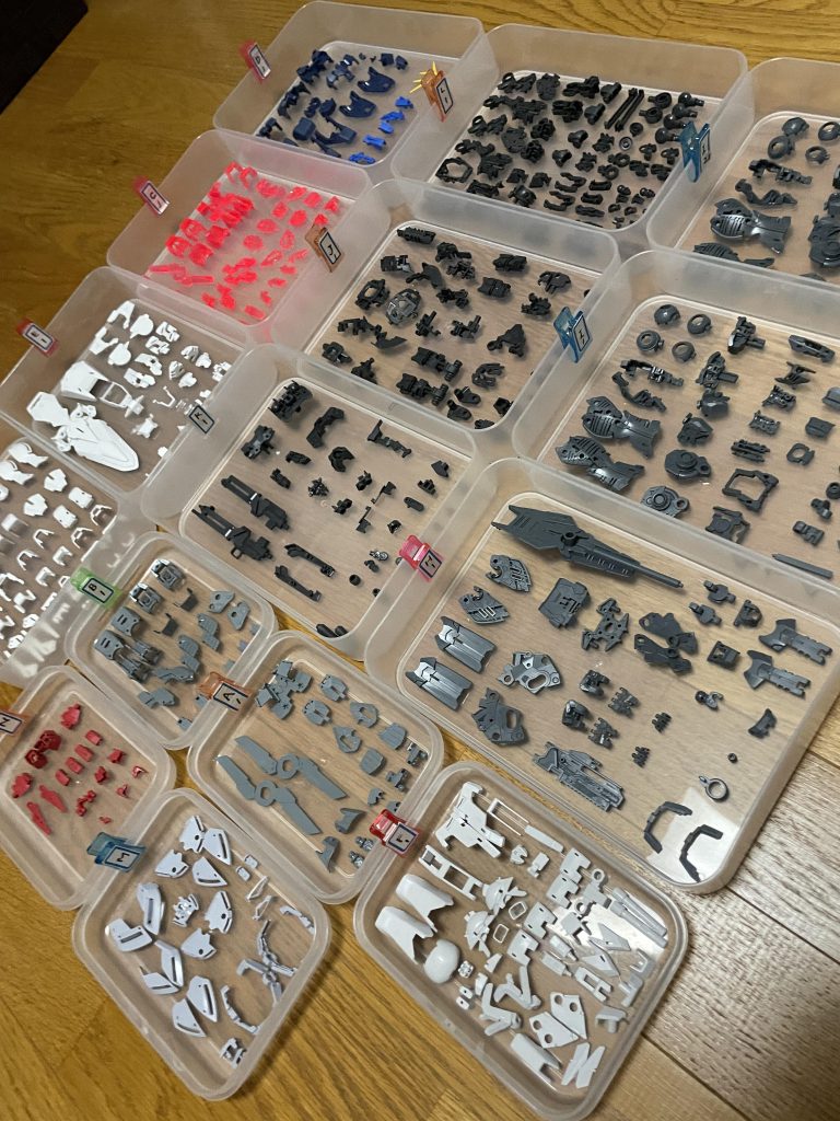 切り出し → ヤスリ掛け