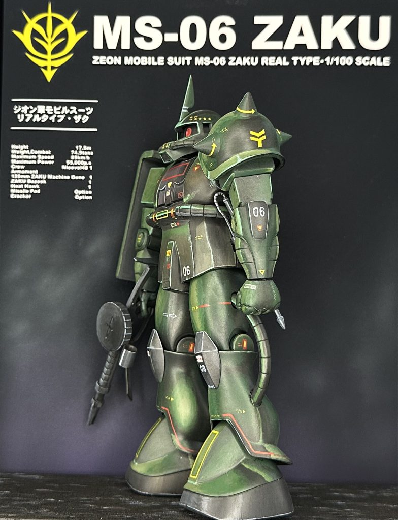 左から。マーキングも描きました。特に頭の星が沢山あって大変でした💦