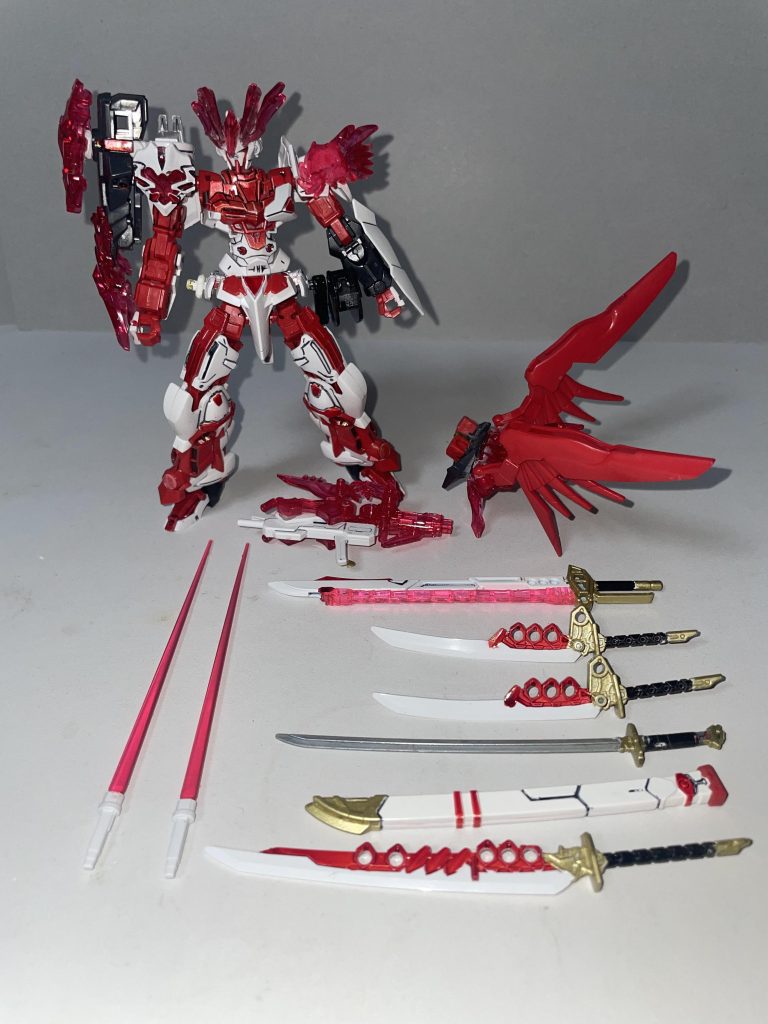 ビームサーベル2・龍神刃・ガーベラストレート・龍小刃・アロンダイト・龍撃砲・フライトユニット