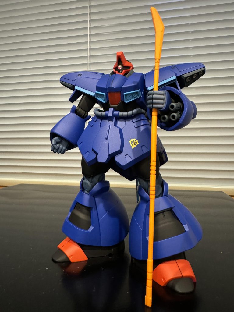 正面から　バズーカーは、イマイチな感じがしたので持たせてないです。