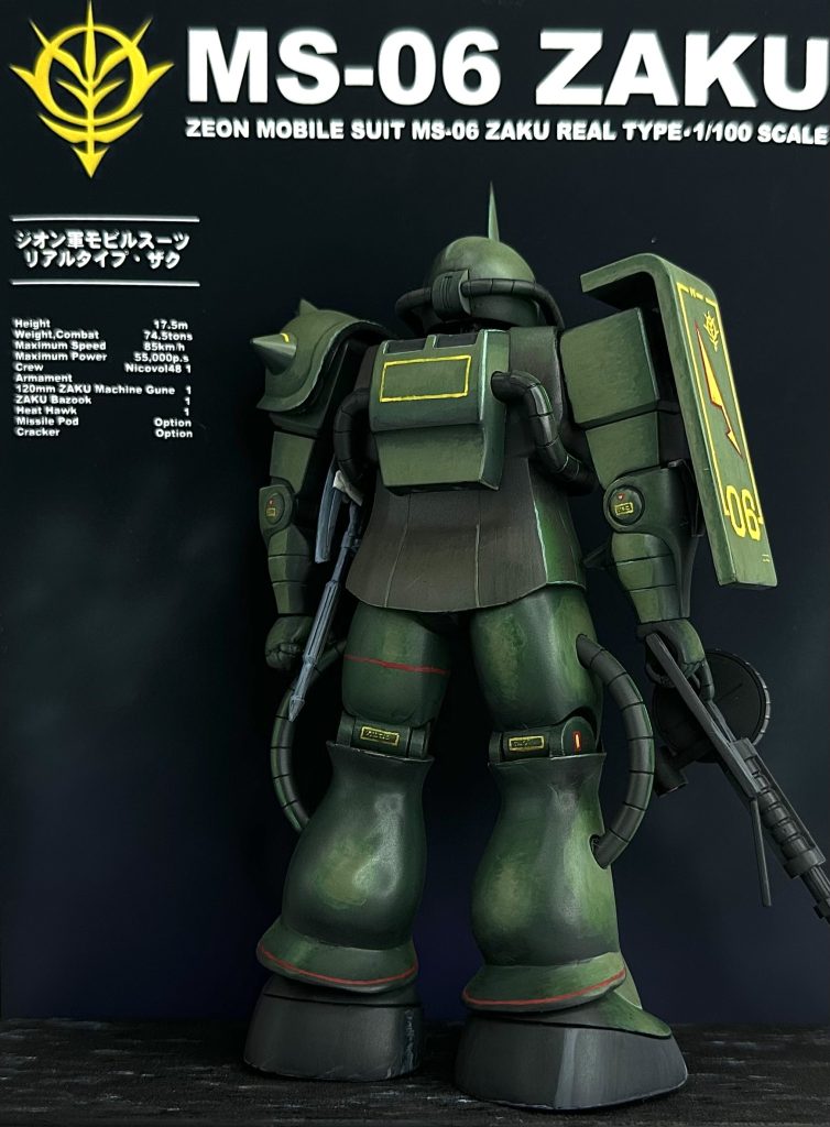 バックショットです。ちょっとあっさり。