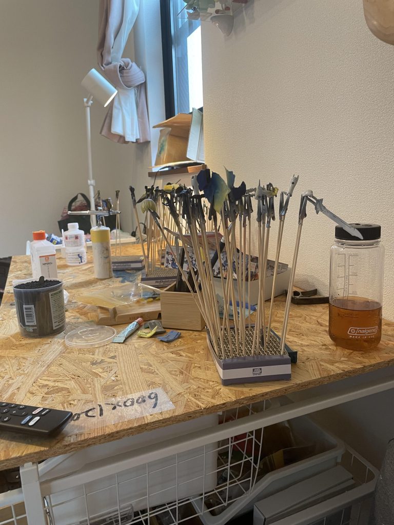 真面目に黒サフからやったので、武器は力尽きて手抜きになりました。