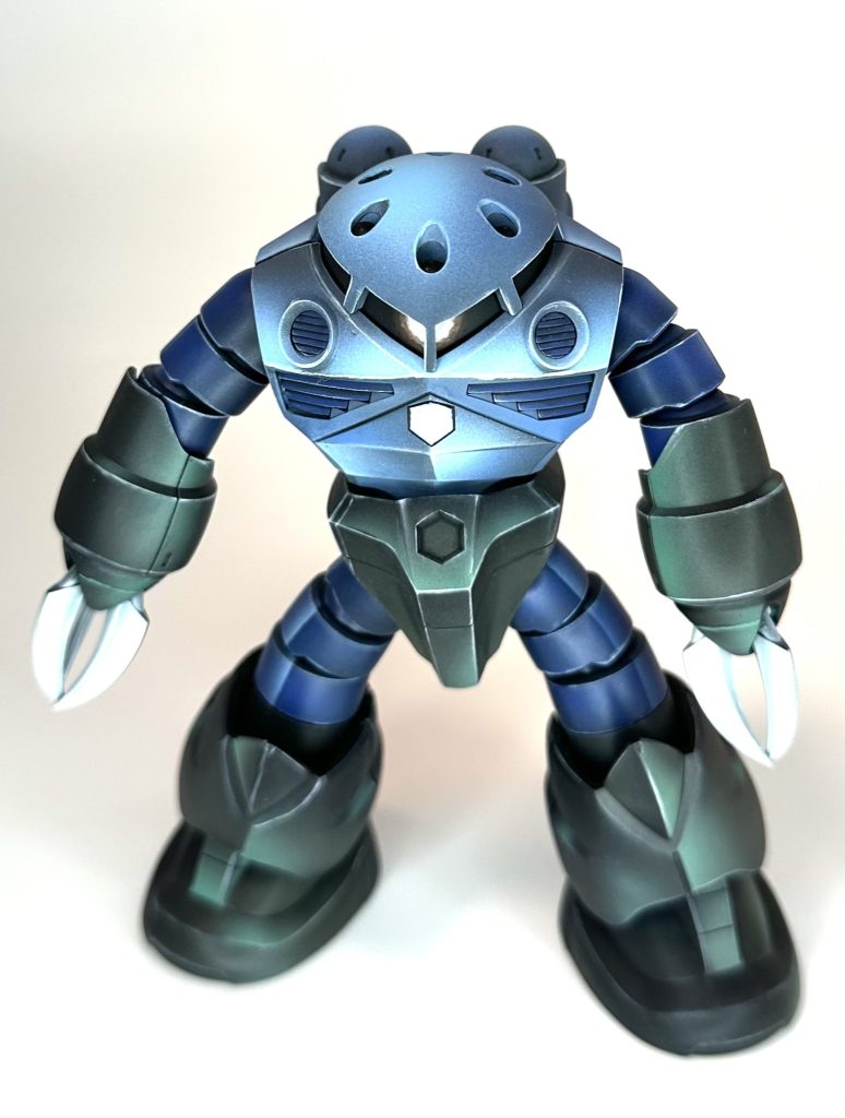 上から。たまにご質問をいただきますがメタリック塗料は使用していません😊