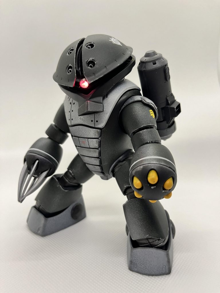 頭のマシンガンはドリルで穴開け重厚感があるルックスが好き