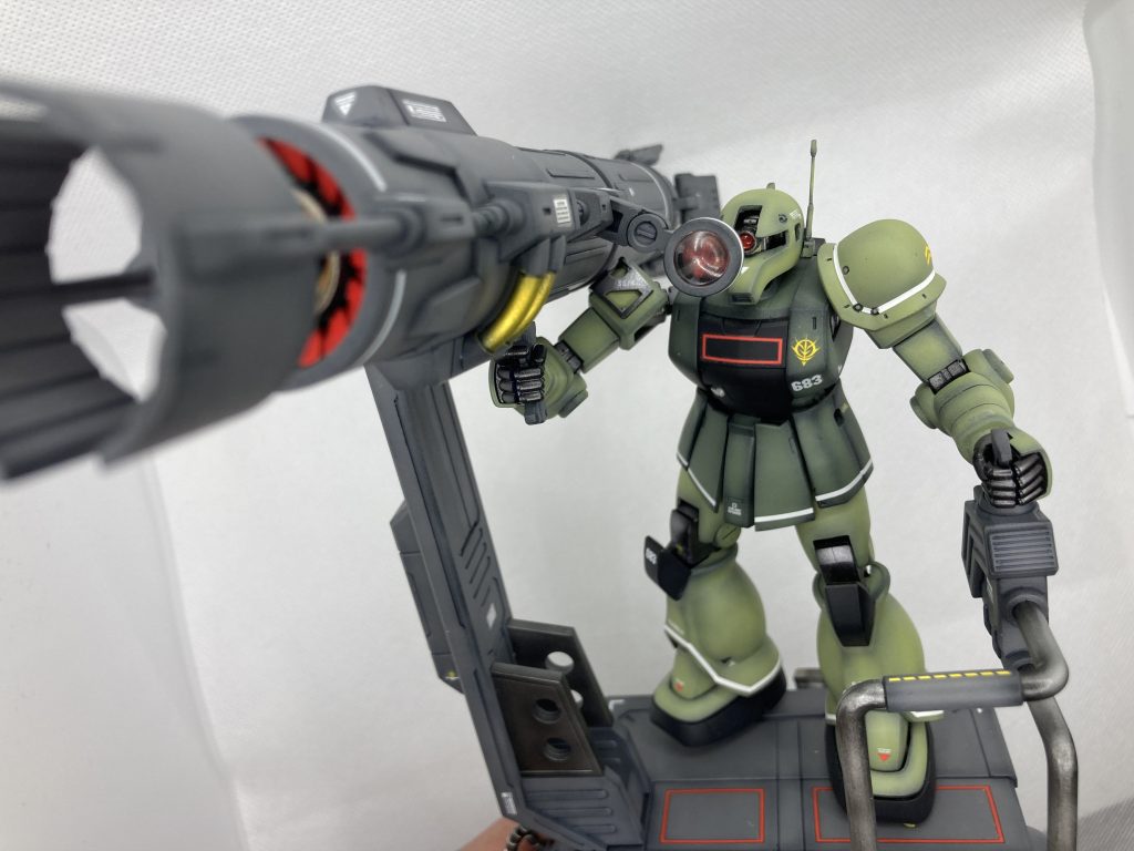 マシンビルド 1/144スキウレ & HGザクⅠ–7枚目/制作者:asasuke