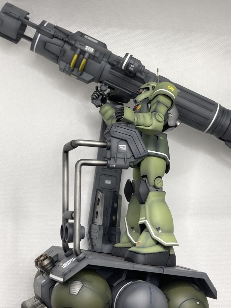 マシンビルド 1/144スキウレ & HGザクⅠ–8枚目/制作者:asasuke