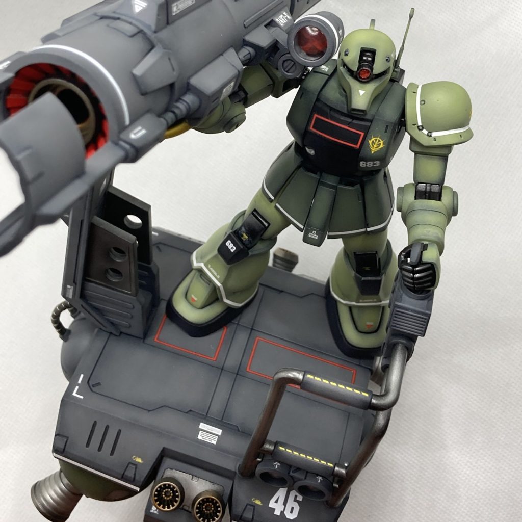 マシンビルド 1/144スキウレ ＆ HGザクⅠ｜asasukeさんのガンプラ作品｜GUNSTA（ガンスタ）