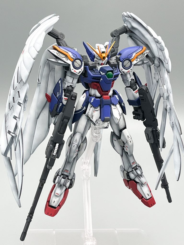 ▲両手にバスターライフル。やっぱりゼロは浮遊している方が似合います。