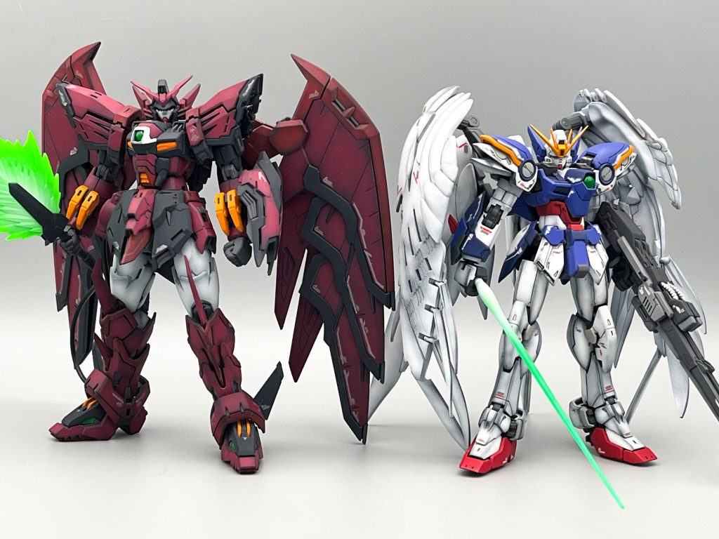 ▲それでは最後に2人並んで記念パシャリ。劇中では並ぶ事はあり得ない2機ですが、カラーや翼の対比がとても良い感じ。時代が流れても色褪せないカッコ良さを再認識しました。最後までご覧いただきありがとうございました!