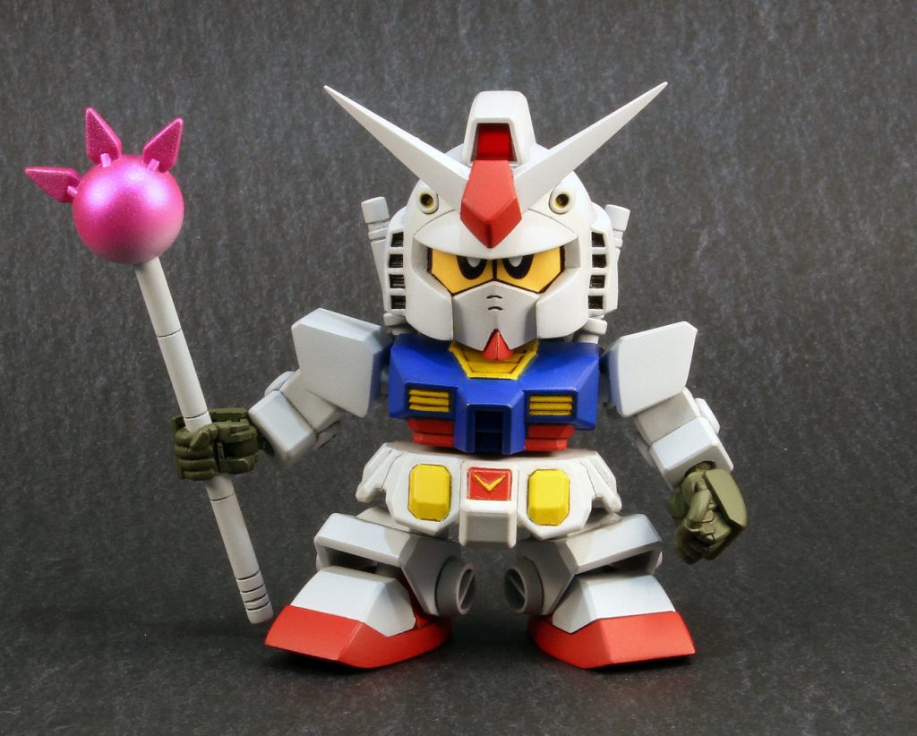 ジャベリンのグリップはそのままだと短いのでプラ棒新造してます