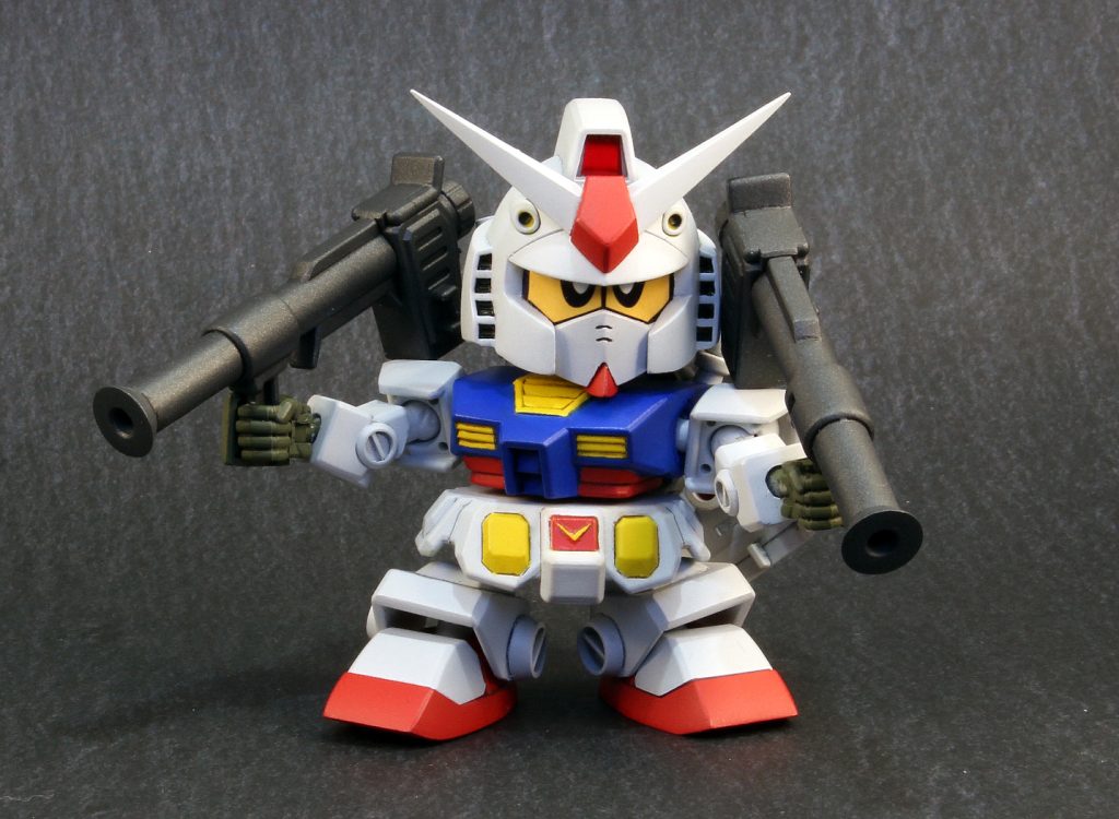 ダブルバズをもって最終決戦使用（わかりにくいですが背中にシールドもしょってます）