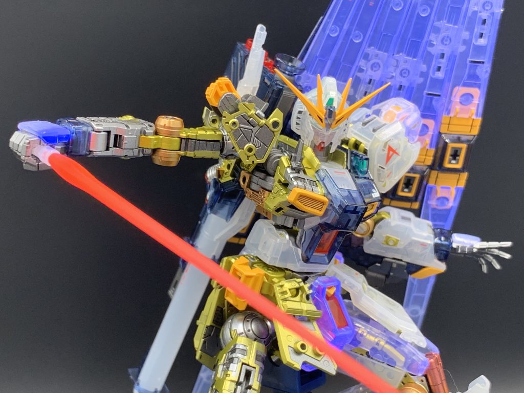 RG RX-93 νガンダム <内部フレーム細密塗り分け × 外部装甲ガラスコーティング仕上げ >–6枚目/制作者:Ryo@HRC