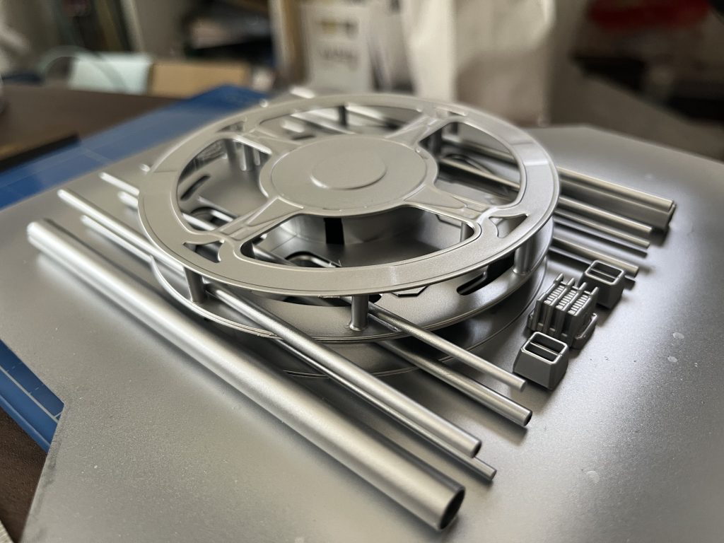 内部ディテールはこんな感じです。正直あまり見えなくなるところではあるので、実は意外とディテールは少なめです。