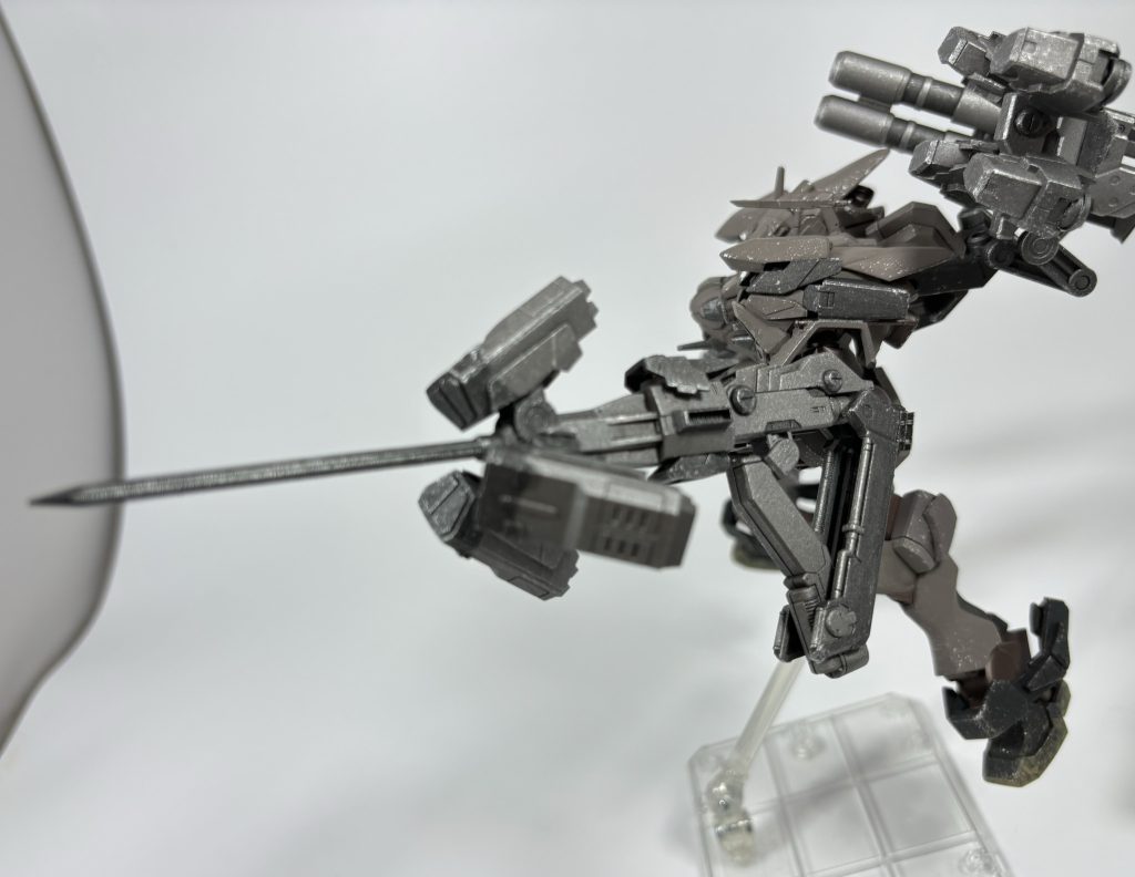 [PB-033M ASHMEAD]個人的にかなりお気に入りだったパイルバンカー、アッシュミード。どうせなら可能な限り完璧に！！と思っていたので、その動作ギミックを差し替えなしで可動再現しております。