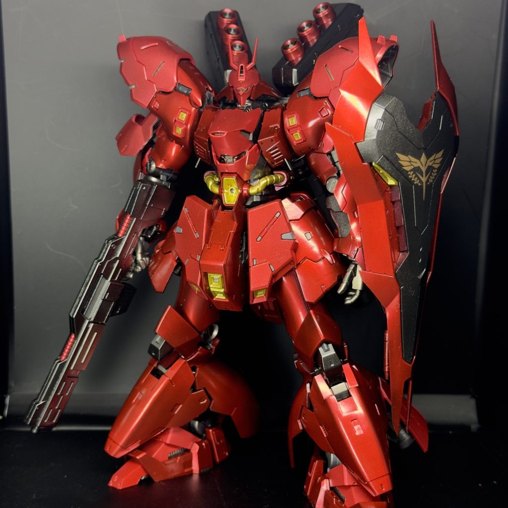 というわけでRGサザビーでした近々Ver.Kaのサザビーの制作が控えておりますので、そちらも完成したらアップします！それでは今回もご覧いただきありがとうございました！