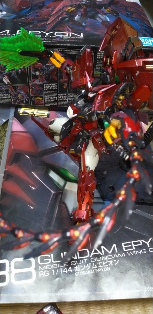 ヒートロッドも頑張って塗り分け