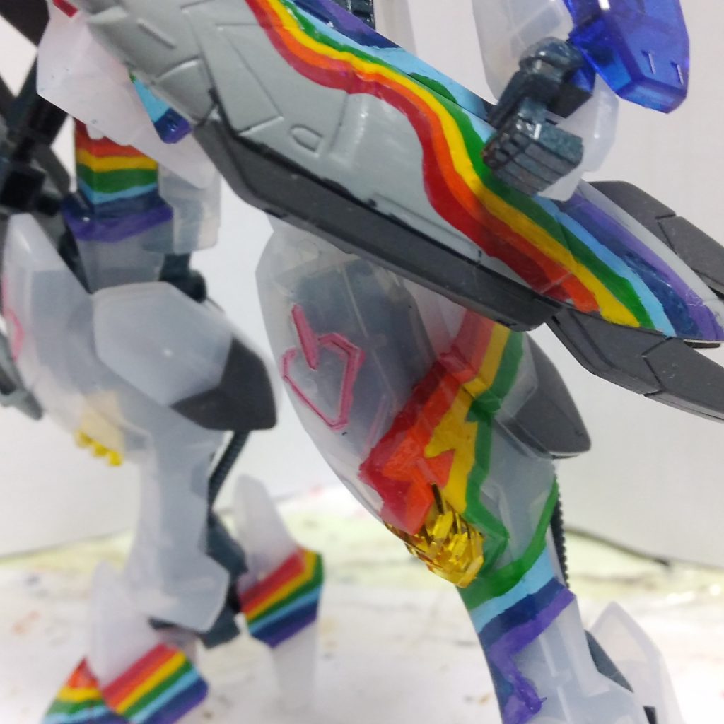 赤、橙、黄、緑、水、青、紫の七色 