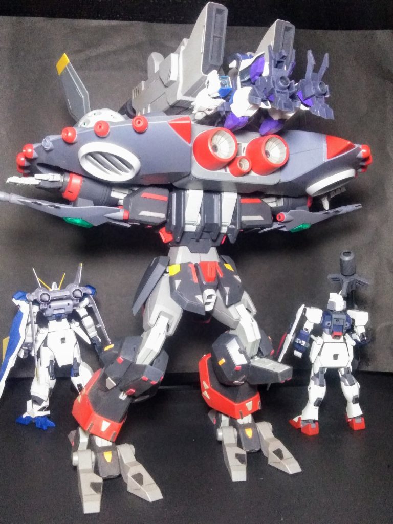 まぁ、上記の記述は置いといて劇中では都市を破壊し尽くす恐怖のウォーマシーンだけど主人公勢には懐に入られてイッツも撃墜されてるイメージしか「UP主」の記憶に残っておりません 🤔まぁ、この辺りはSEED世界アルアルですかね 😊