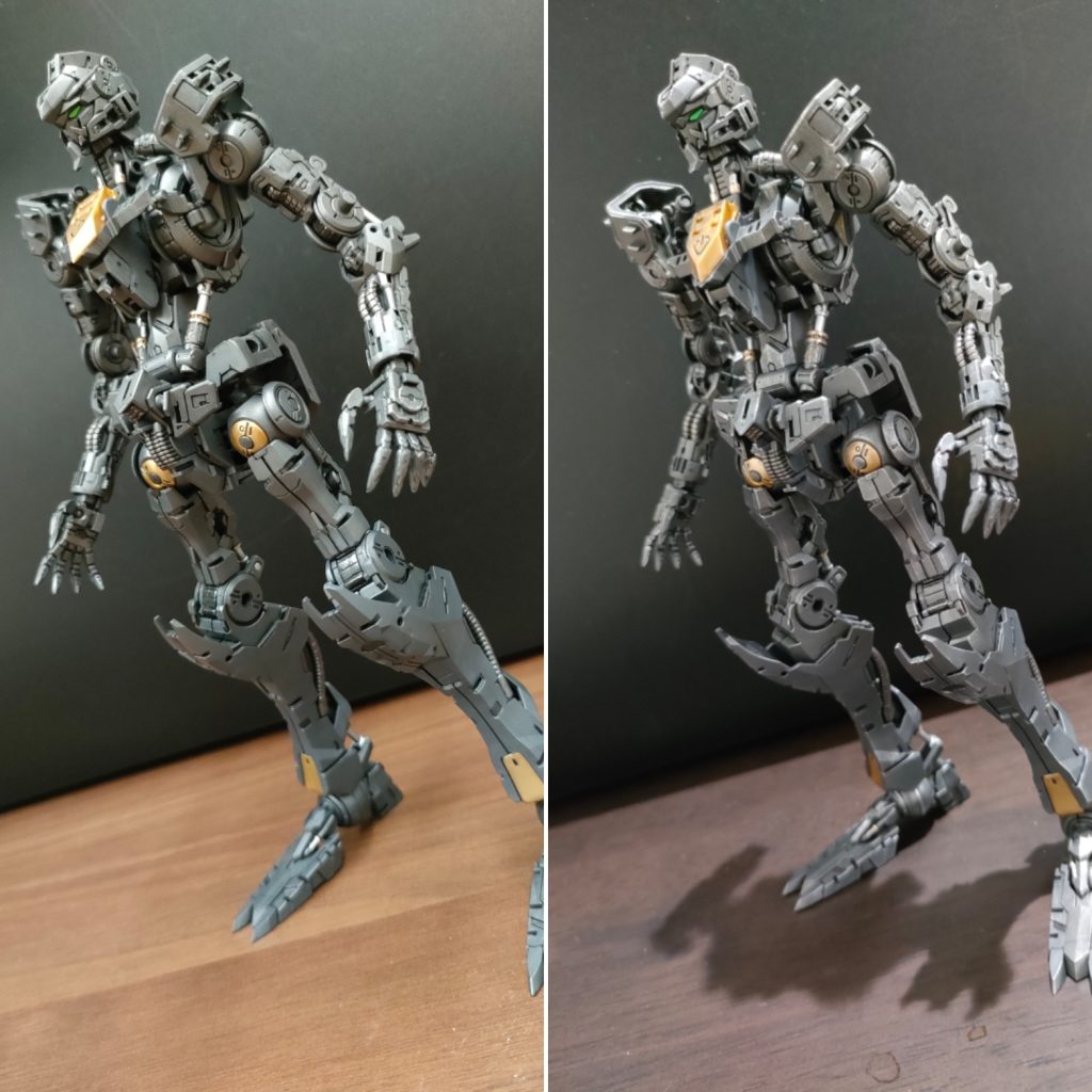 ガンダムフレームのままでも飾りたいレベル!