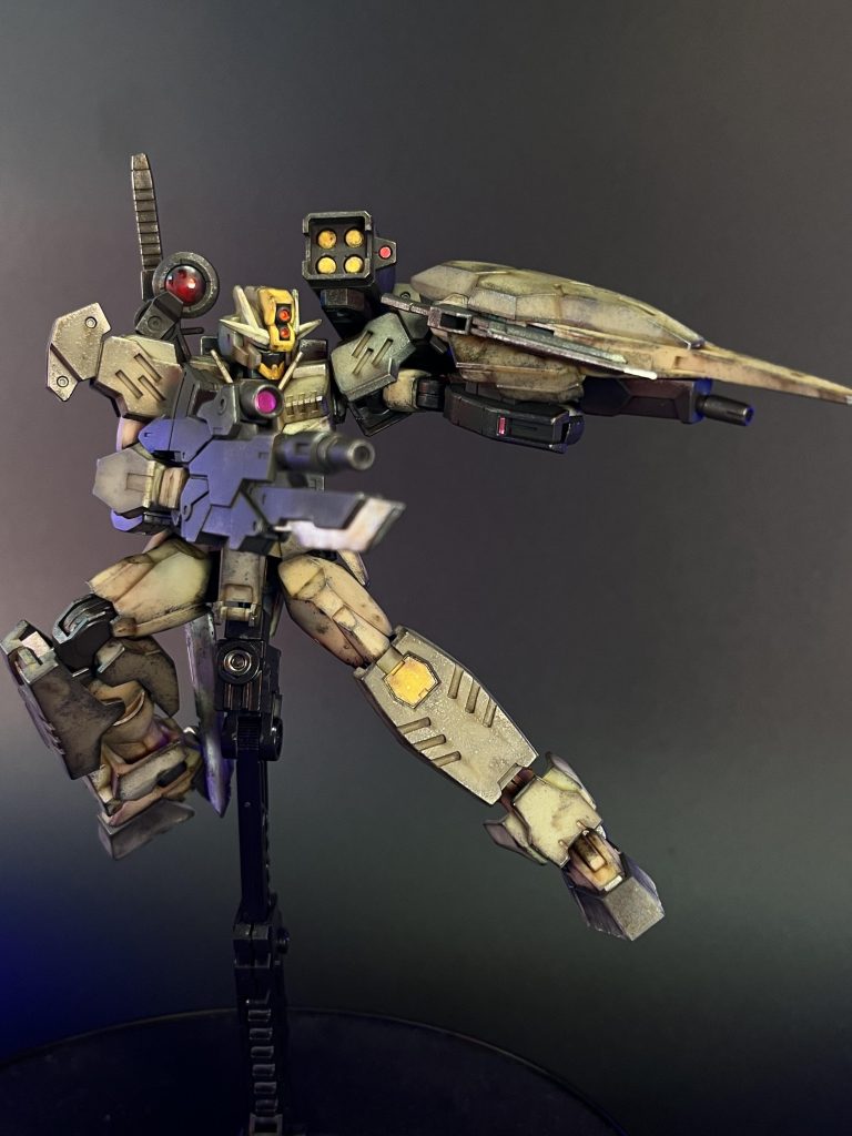 サビぽい感じにブラウン系の汚しにして、部分的に赤サビなど追加してミリタリー感マシマシで仕上げました!(*´꒳`*)