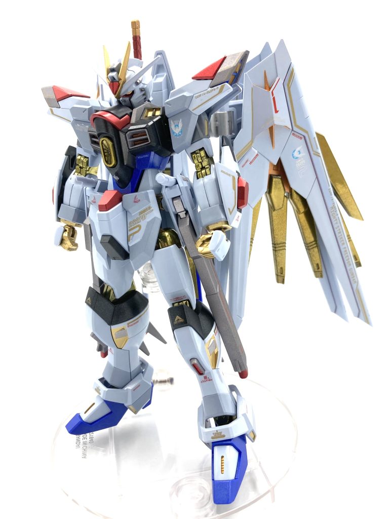 HGマイティーストライクフリーダム メッキ風塗装–2枚目/制作者:@machi_5oooo