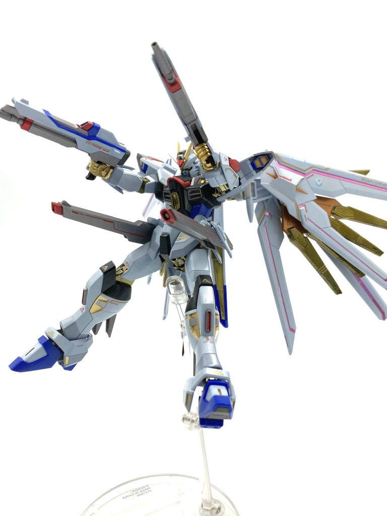 HGマイティーストライクフリーダム メッキ風塗装–5枚目/制作者:@machi_5oooo