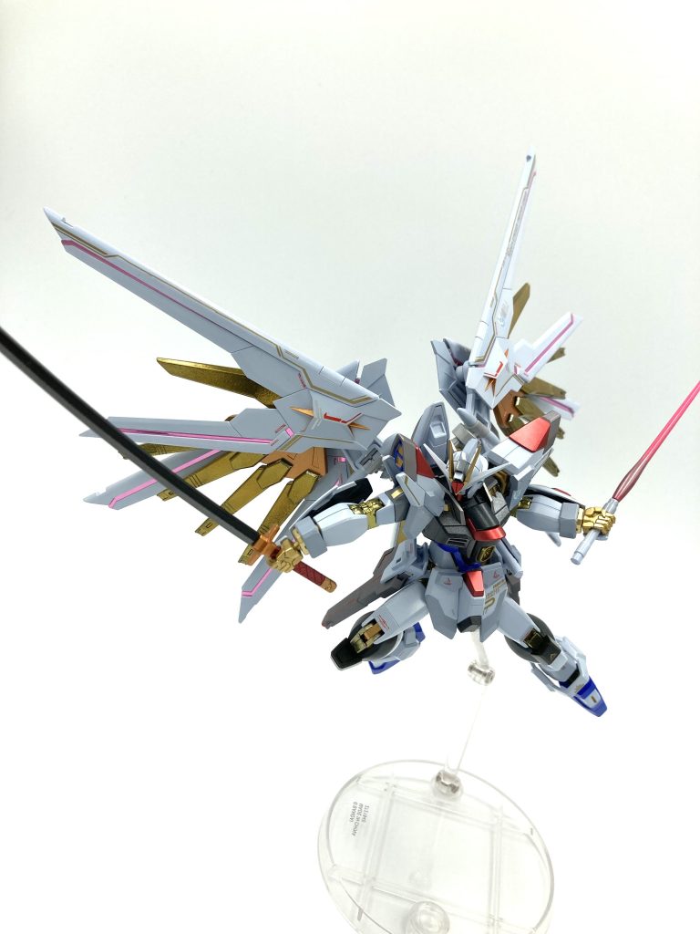 HGマイティーストライクフリーダム メッキ風塗装–6枚目/制作者:@machi_5oooo
