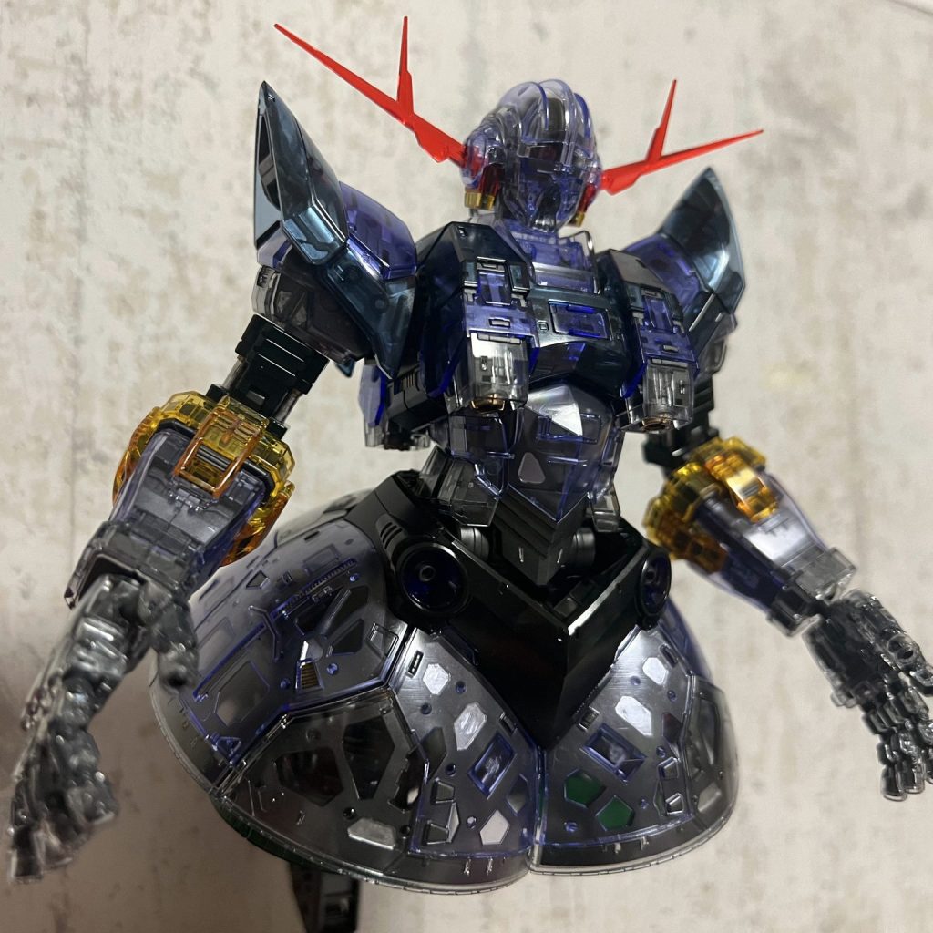 RG 1/144 ガンダムベース限定 ジオング［クリアカラー］｜つっぢーさんのガンプラ作品｜GUNSTA（ガンスタ）