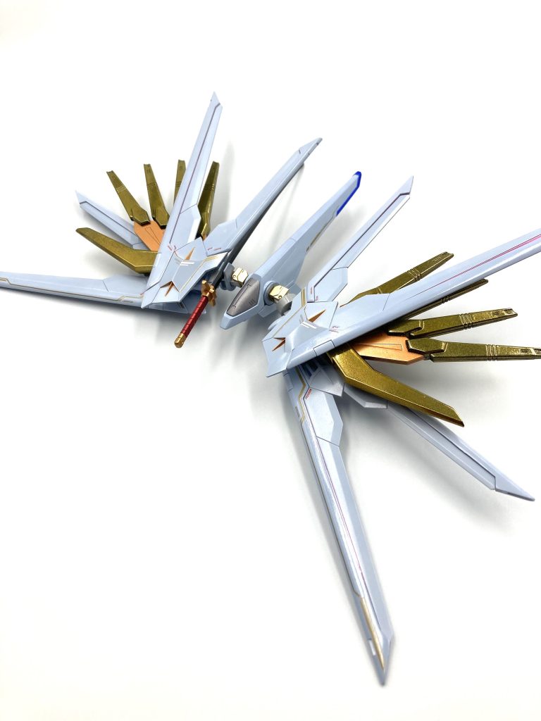HGマイティーストライクフリーダム メッキ風塗装–6枚目/制作者:@machi_5oooo